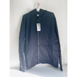 NWT GOODFELLOW & CO black zip up hoodie